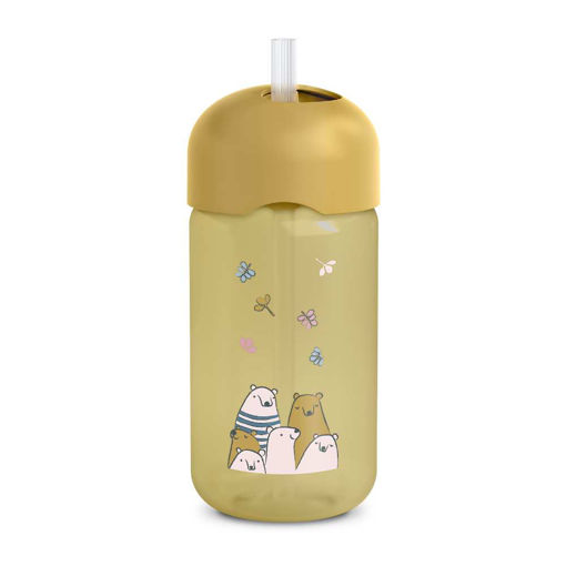 Picture of SUAVINEX 18M+ STRAW TRAINER CUP 340ML BEAR YELLOW